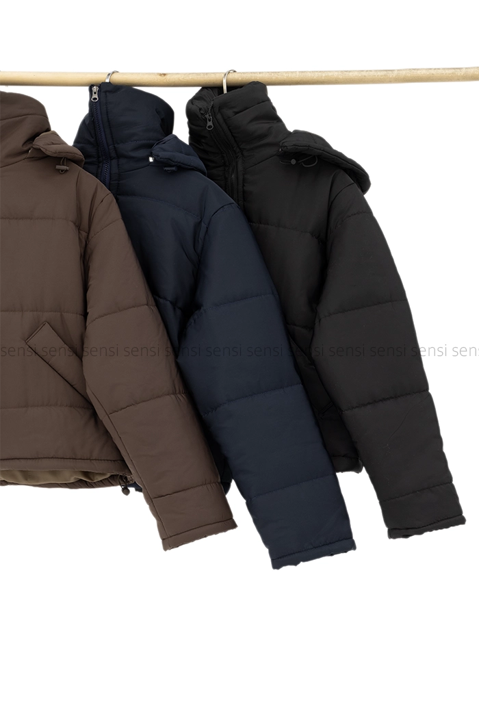 کاپشن کوتاه آستر دار پشم شیشه کد1005143